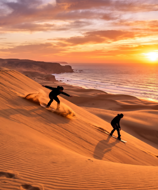 Sandboarding Adventure with BBQ Dinner From Taghazout Agadir