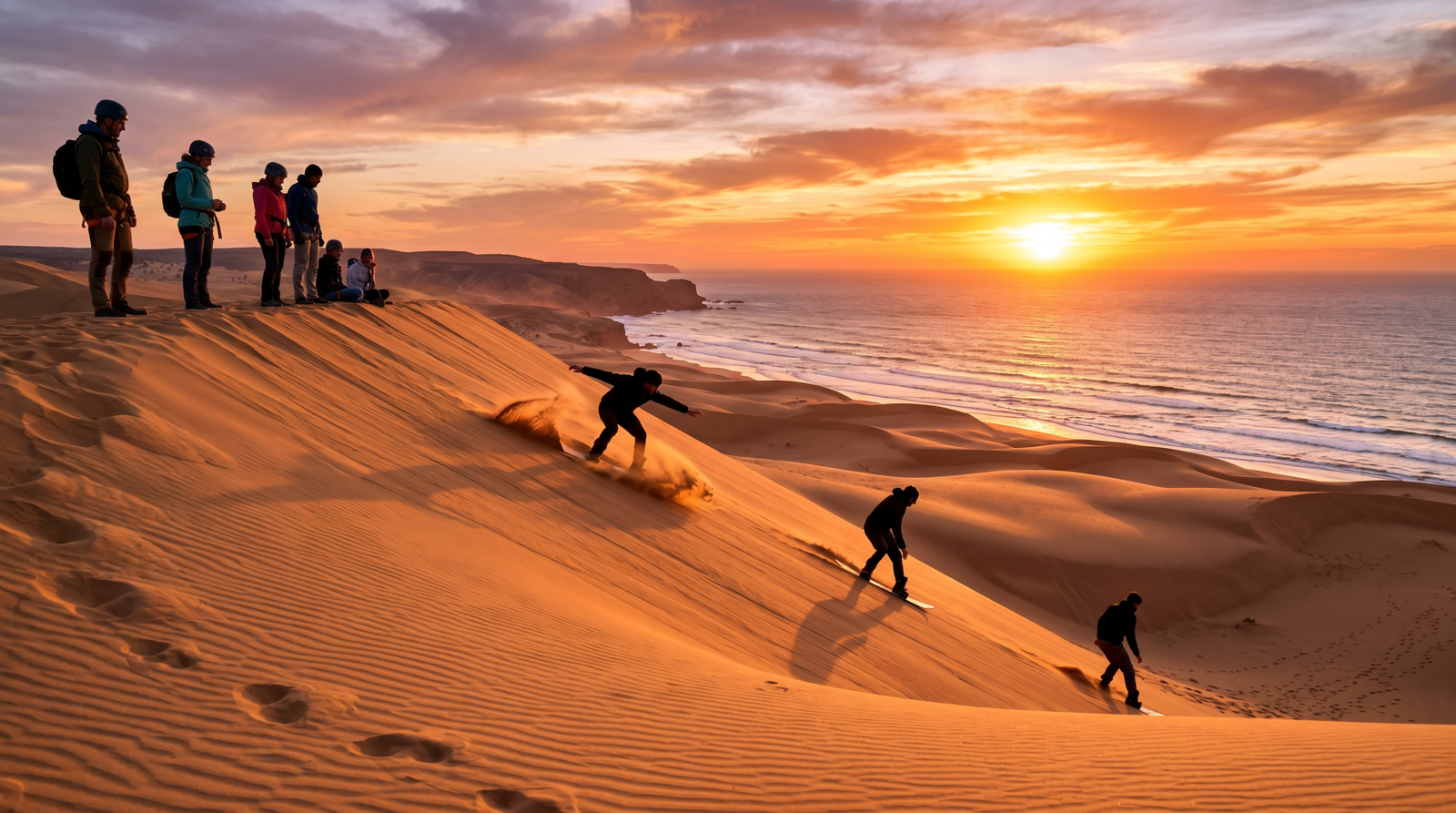 Sandboarding Adventure with BBQ Dinner From Taghazout Agadir
