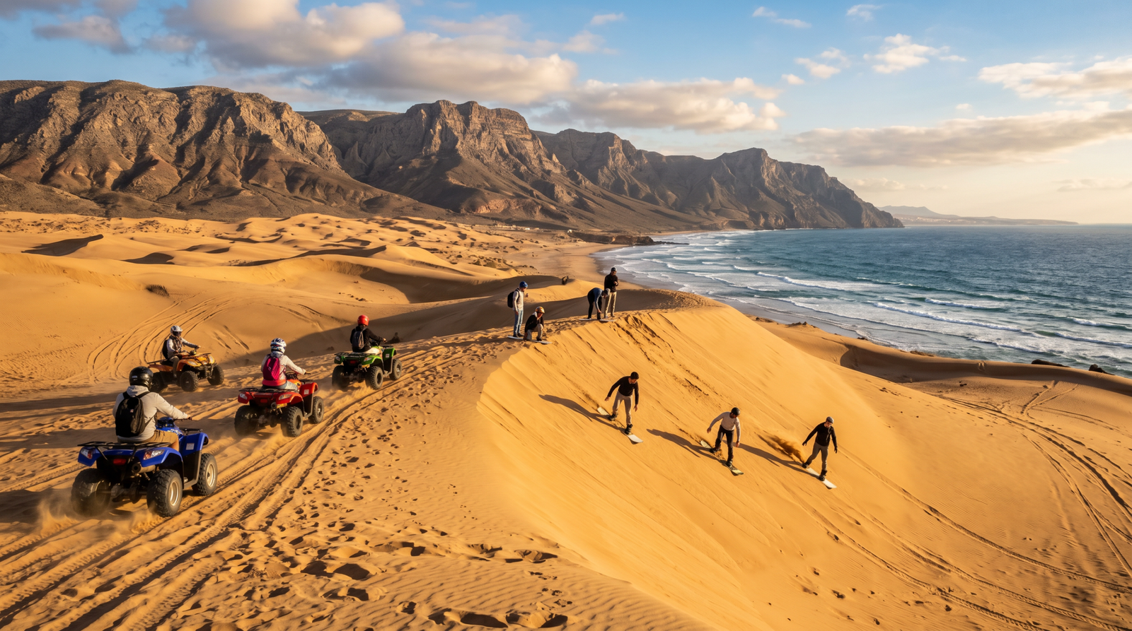 Sandboarding with Canyon Visit & Quad Bike From Agadir & Taghazout